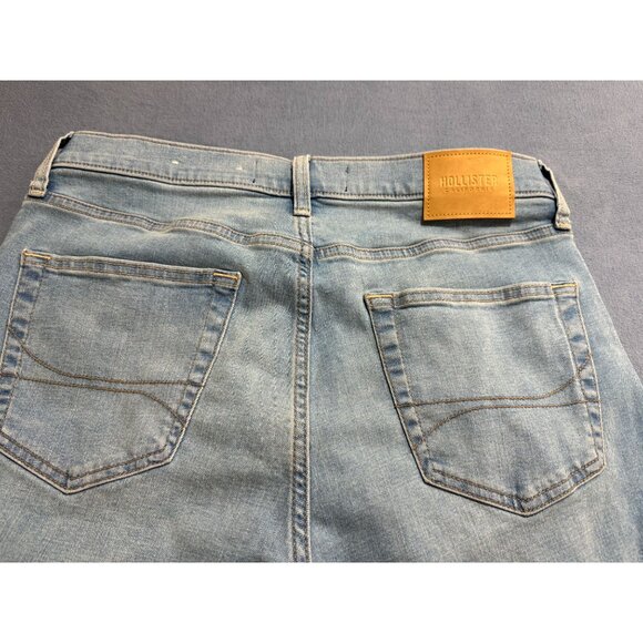 Hollister California Women's Athletic Skinny Jeans Advanced Stretch Blue W34/L32 - Picture 3 of 9